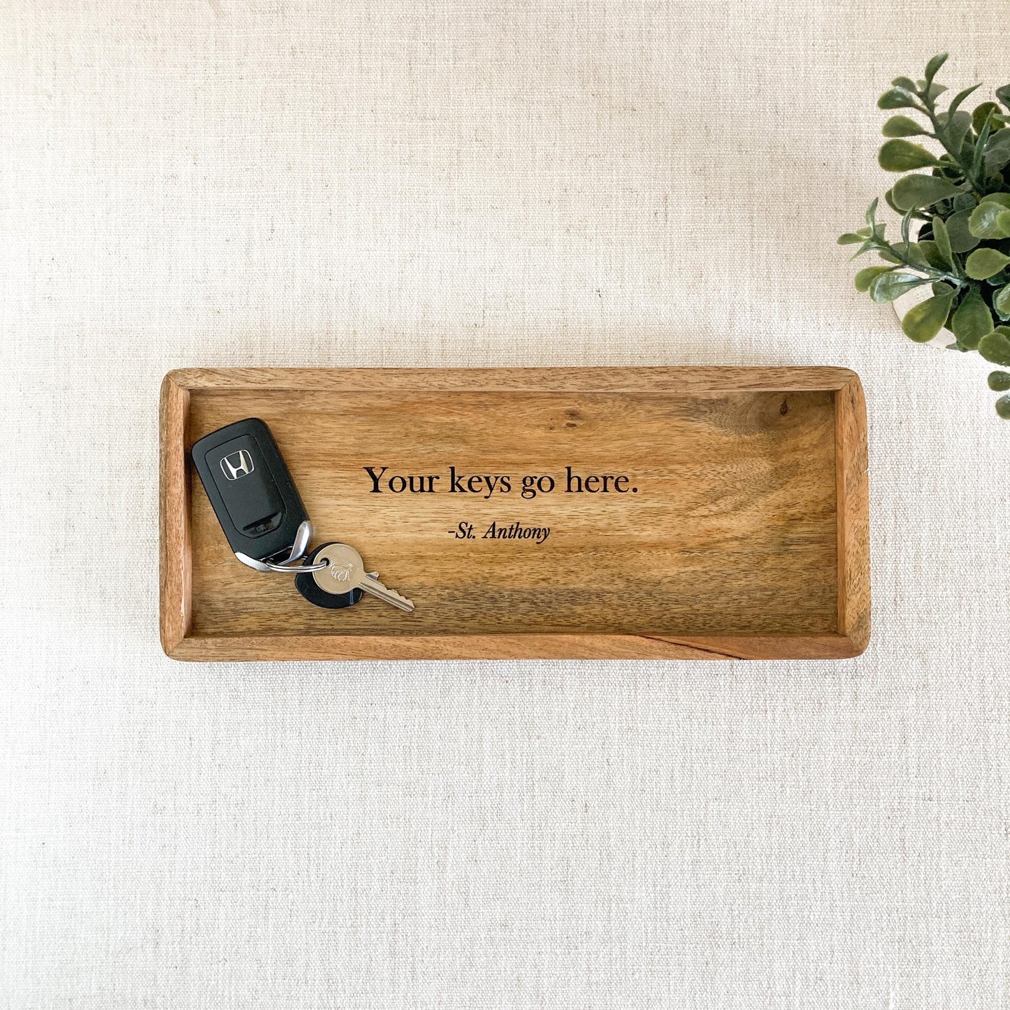 St. Anthony Key Tray