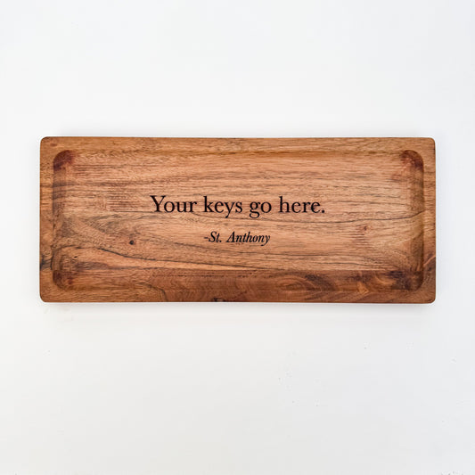 St. Anthony Key Tray