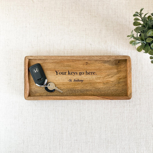 St. Anthony Key Tray