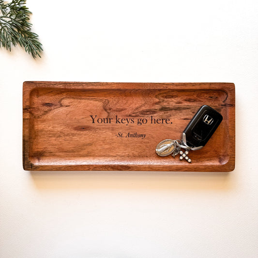 St. Anthony Key Tray