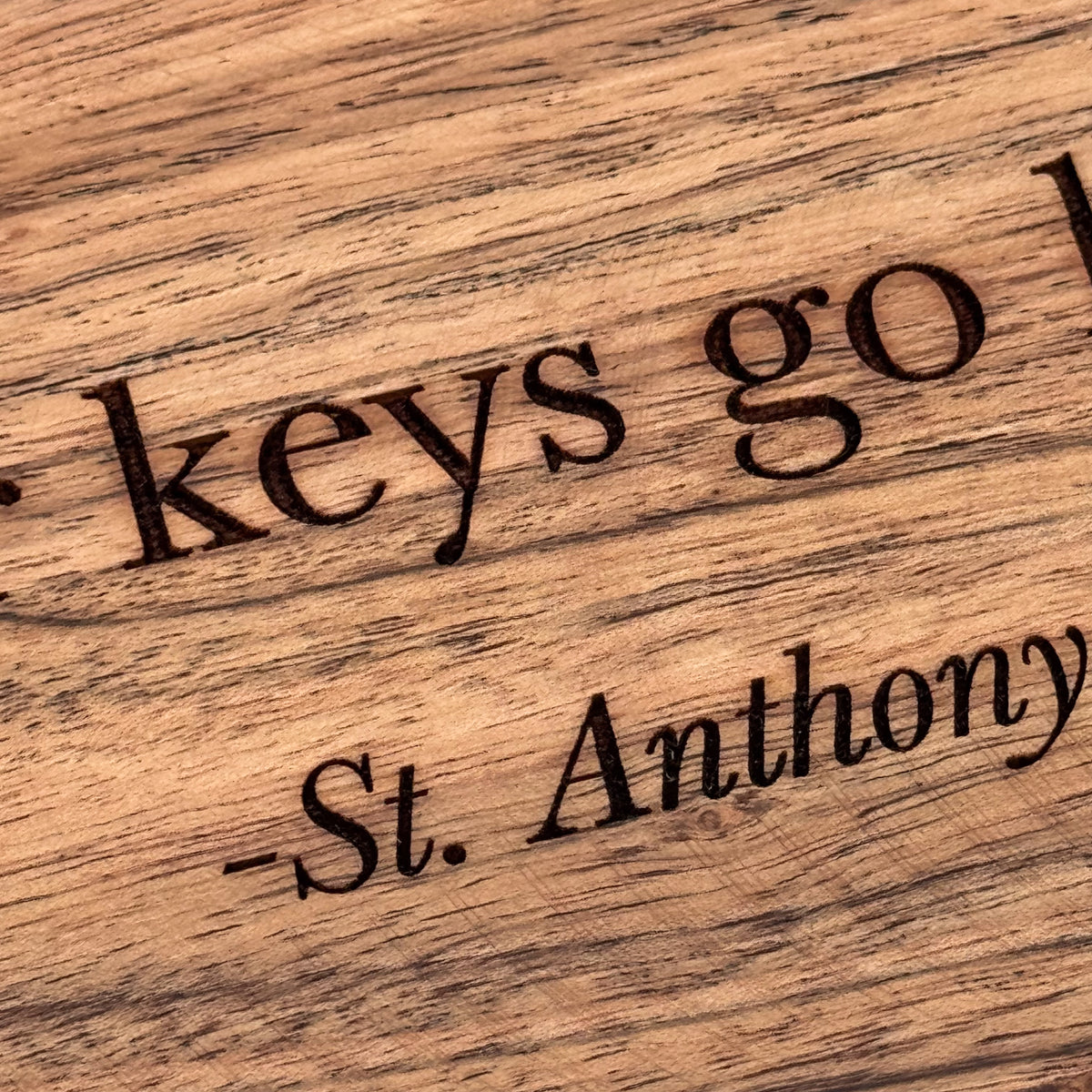 St. Anthony Key Tray