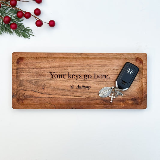 St. Anthony Key Tray