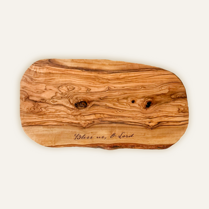 Olive Wood Engraved Angel Board